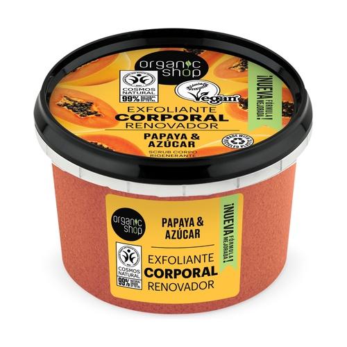EXFOLIANTE CORPORAL ORGANIC SHOP PAPAYA